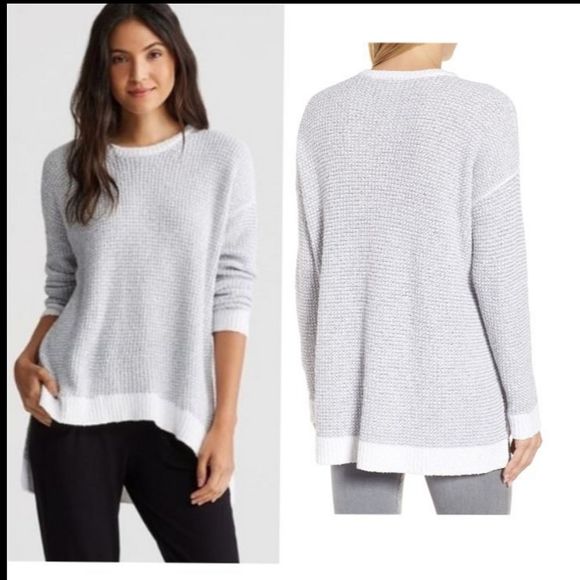 Eileen Fisher Sweaters - EILEEN FISHER Cotton High Low Sweater - Size P S
